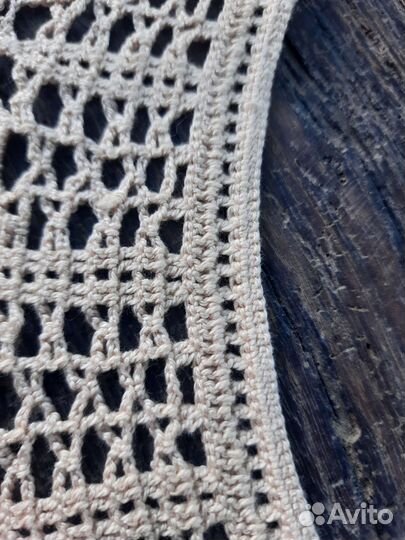 Вязанный воротник