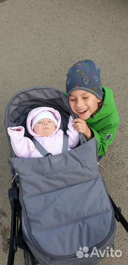 Мягкий спальный блок Grey для коляски Airo