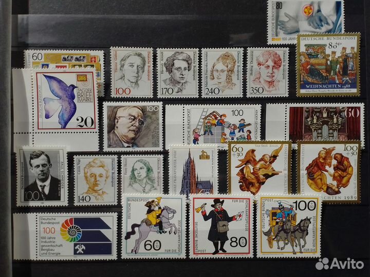 Марки ** фрг Германия годовой набор 1987 1988 1989
