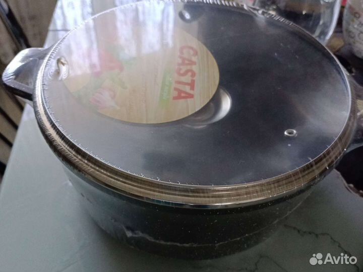 Кастрюля литой алюминий