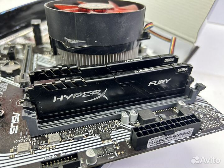 Материнская плата с процессором i5 10400