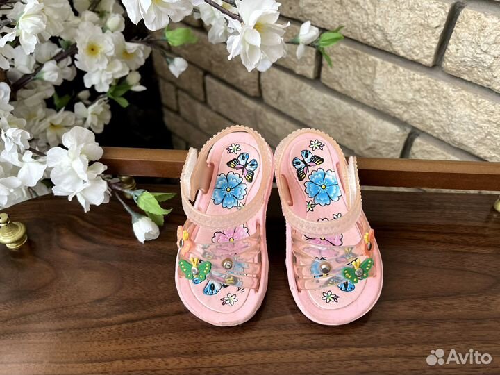 Сандалии резиновые для девочки 21