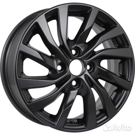 KDW KD1546 : 6x15 4*100 Et:46 Dia:54,1 Matt Black Painted