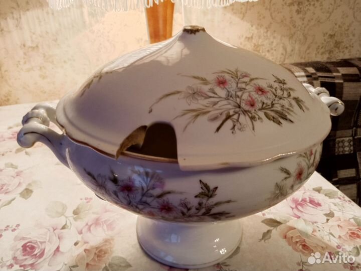 Супница кузнецовский фарфор