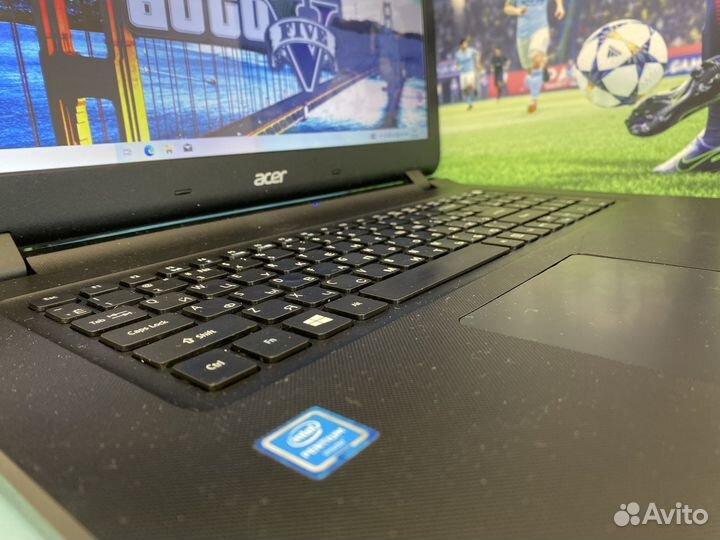 Большой Мощный Ноутбук Acer 4 ядра/SSD 256gb/17.3