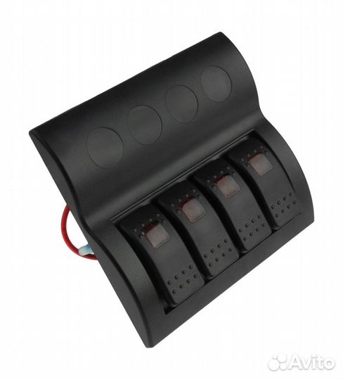 Панель бортового питания 4 переключателя, предохра