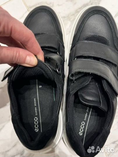 Туфли кожаные ecco унисекс 39/ 40 В школу