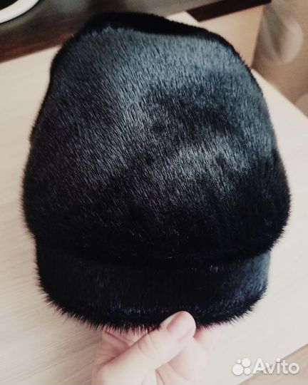 Мужская кепка из меха норки