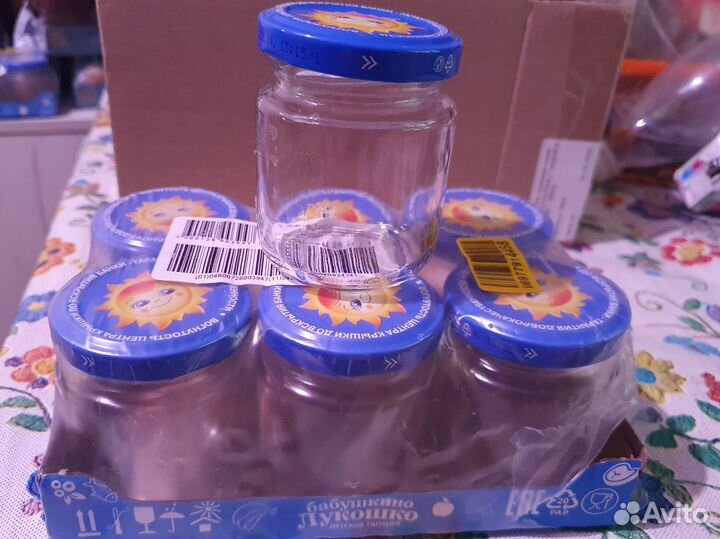 Банки стеклянные 100 мл