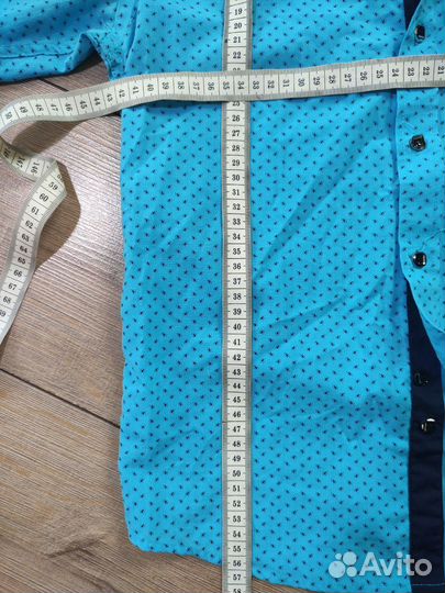 Рубашка мальчику 8-9 лет