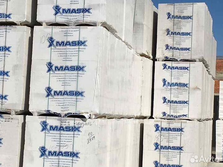 Газоблоки Масикс от завода D500