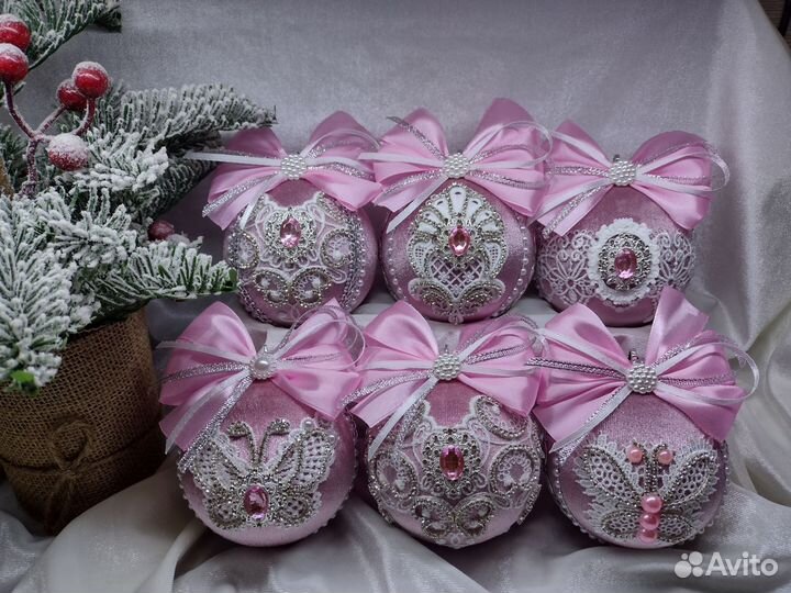 Елочные игрушки ручной работы