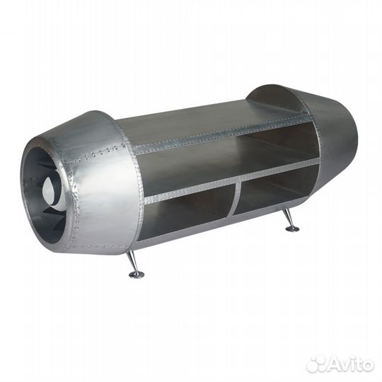 Консольная тв-тумба Turbine Aluminum