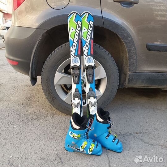 Горные лыжи детские комплект 90
