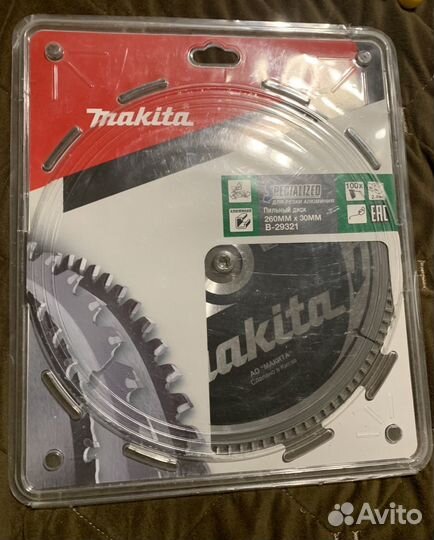 Диск пильный Makita В-29321 260х30х2.4 100 зубьев