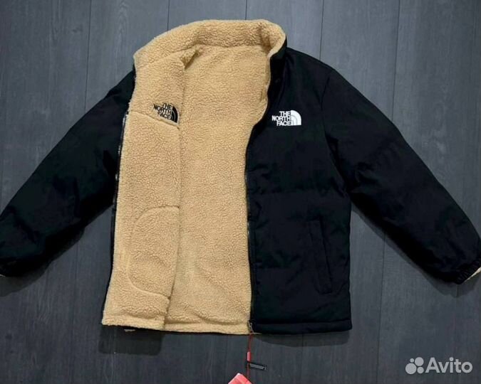 Куртка the north face барашек новая