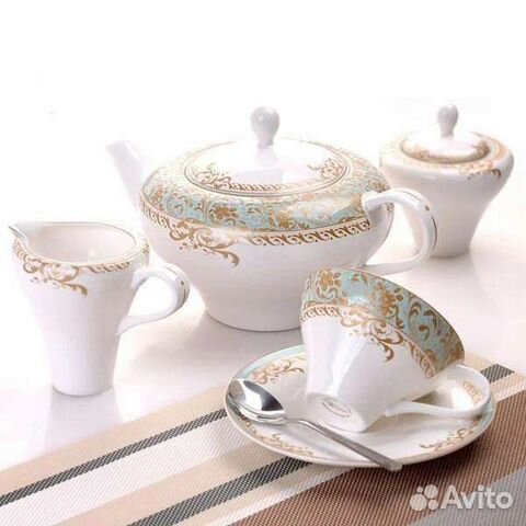 Сервиз чайный новый Top Art Studio