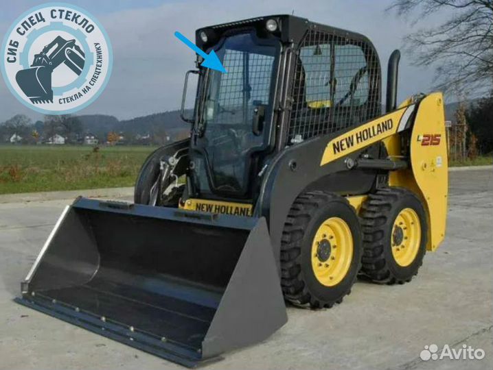 Стекло лобовое ветровое на Case SV 250