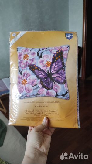 Набор для вышивания крестиком подушки