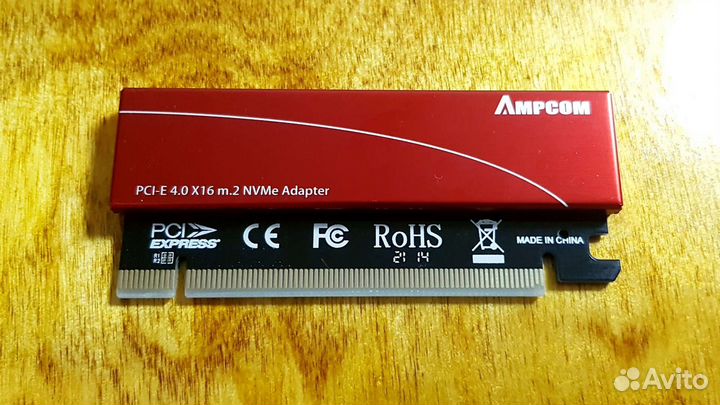 Адаптер jeyi M.2 nvme к PCI-E 4,0 X16