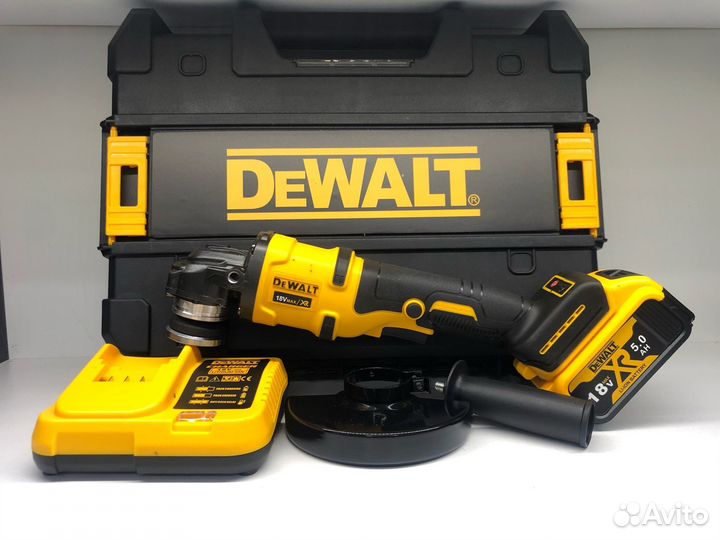 Набор Dewalt шуруповёрт- гайковерт + ушм Brushless