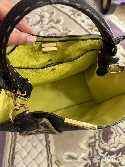 Сумка fendi натуральная кожа