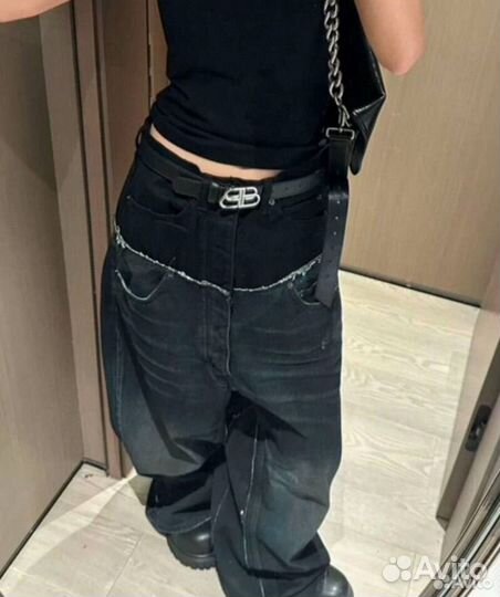 Джинсы balenciaga hybrid jeans