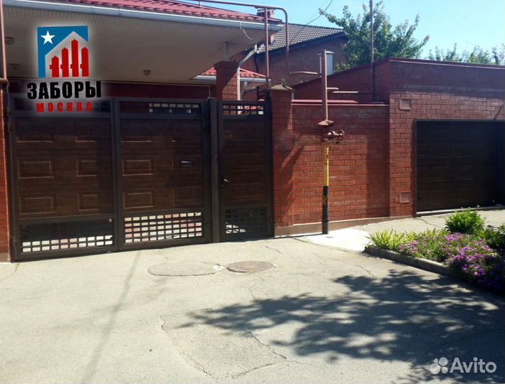 Распашные ворота от изготовителя