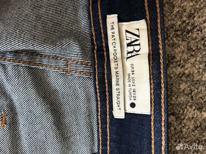 Джинсы клеш zara 34