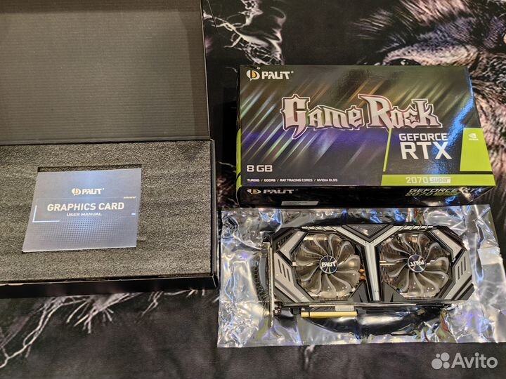 Видеокарта RTX 2070 Super Palit GameRock