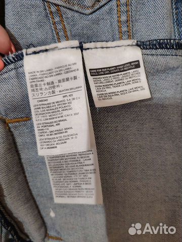 Джинсовая куртка levis Оригинал