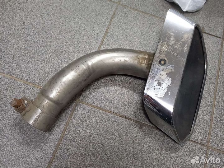 Насадка на глушитель volkswagen туарег левая