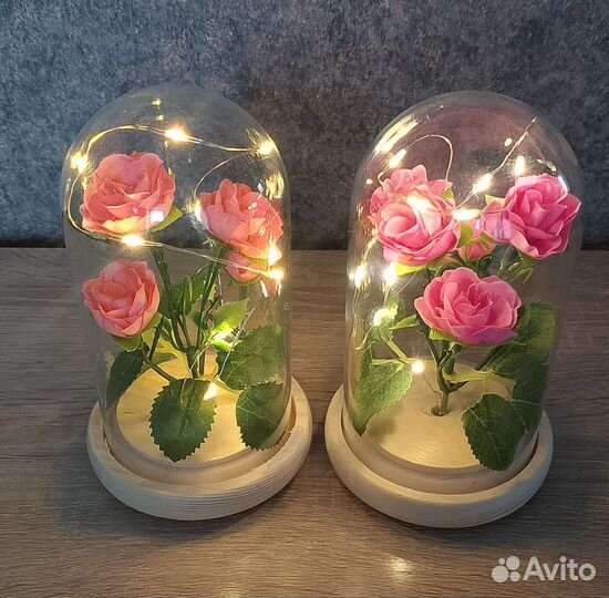 Розы в колбе