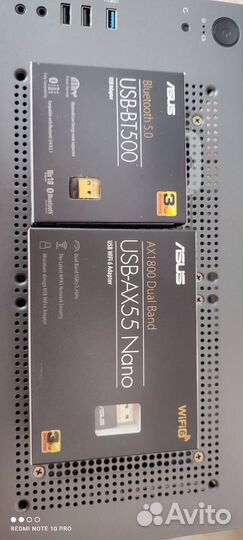 Asus USB-BT500 (BT 5.0) + USB-AX55 Nano (WiFi 6)