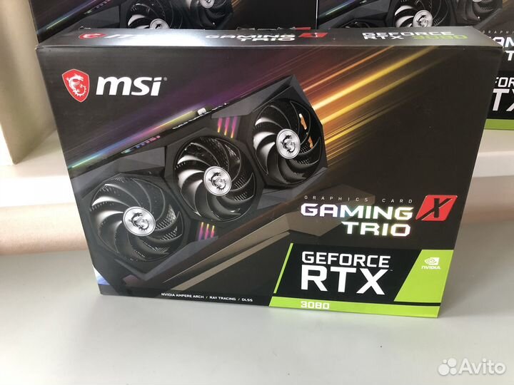 Видеокарта RTX 3080 MSI Gaming X Trio
