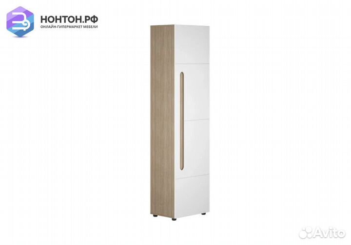 Пенал Палермо-3 Юниор ясень шимо светлый / белый г