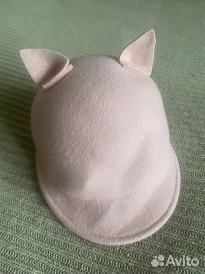 Zara Новая шляпка с ушками на дев. 55 см