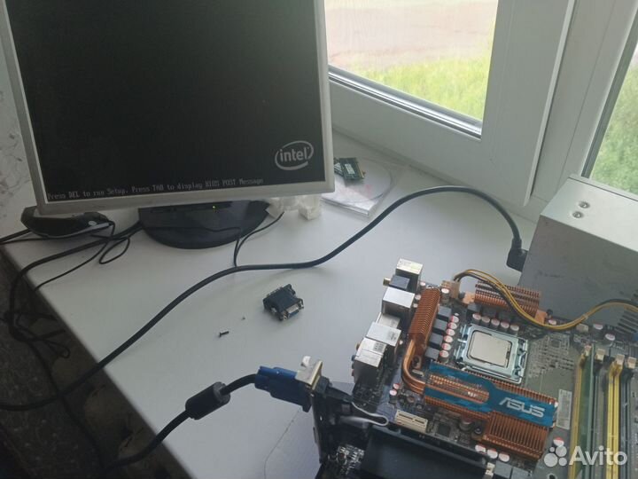 Материнская плата p5q-e на ремонт