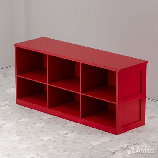 Барная стойка, барный модуль Прайм Красная 1500х900х600