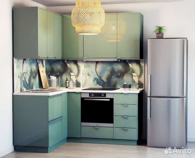 Угловая кухня. Доставка и Установка