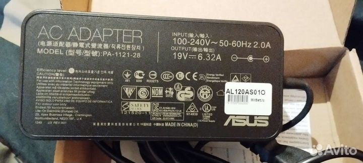 Зарядное устройство для ноутбука asus, msi