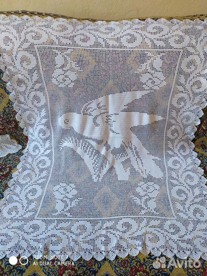 Покрывало вязаное