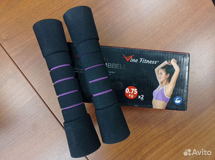 Гантели 0.75 кг, 2 шт