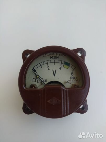 Вольтметр 6 вольт СССР