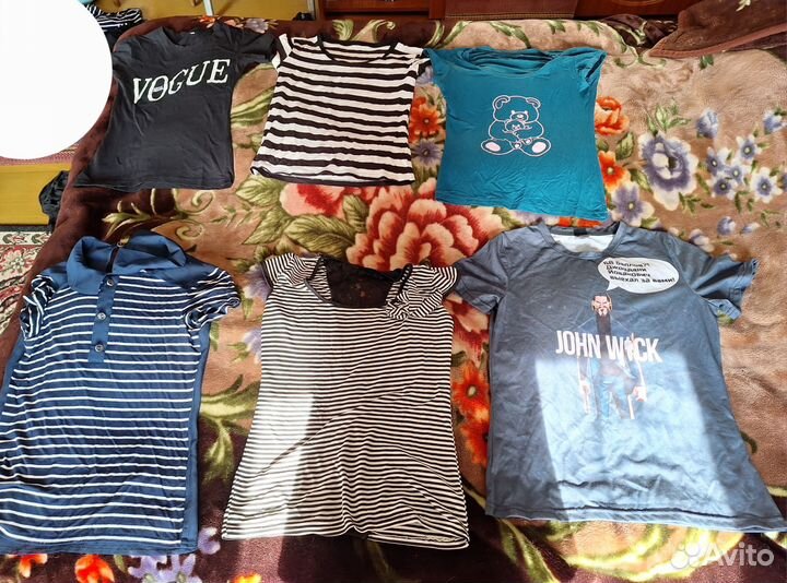 Футболки, платья, юбки пакетом 42р