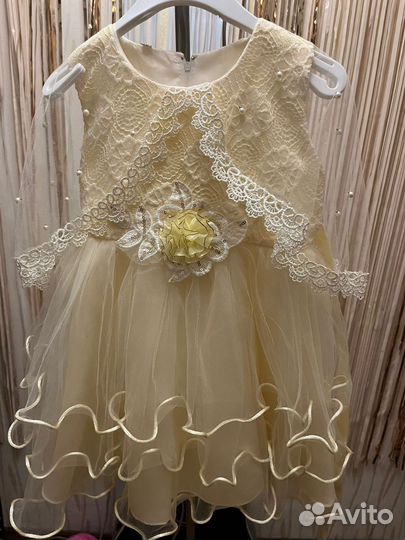 Платье для девочки 92
