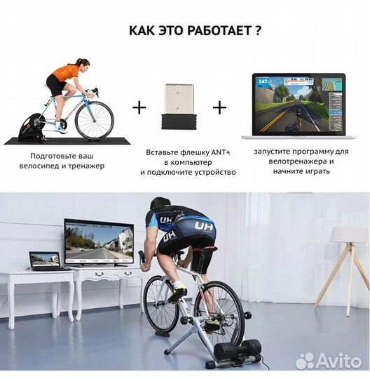 ANT+ USB передатчик