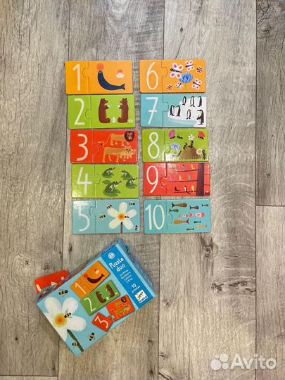 Настольная игра Djeco пазл Цифры