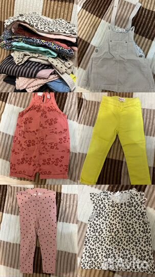 Вещи пакетом для девочки 80 86 92