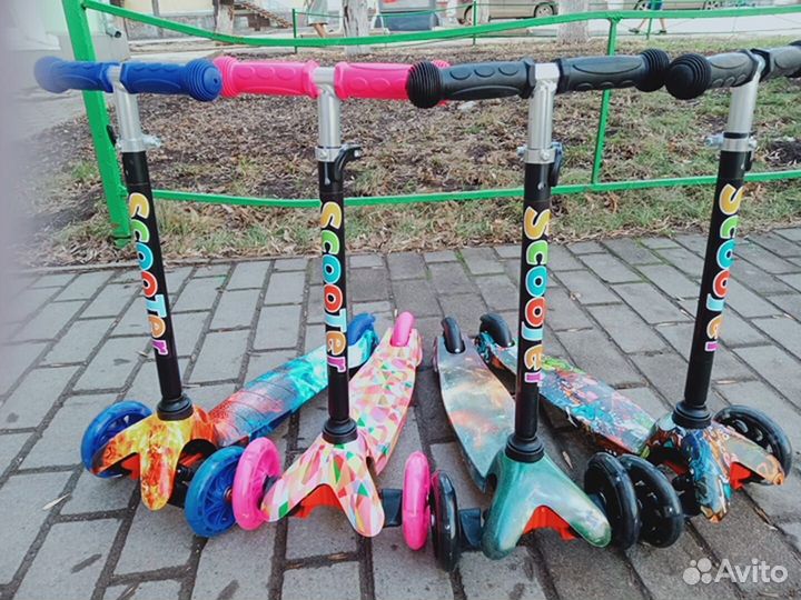 Самокат 3 колесный